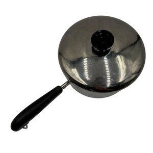 Vintage RevereWare 2qt Copper Bottom Sauce Pan w/Lid